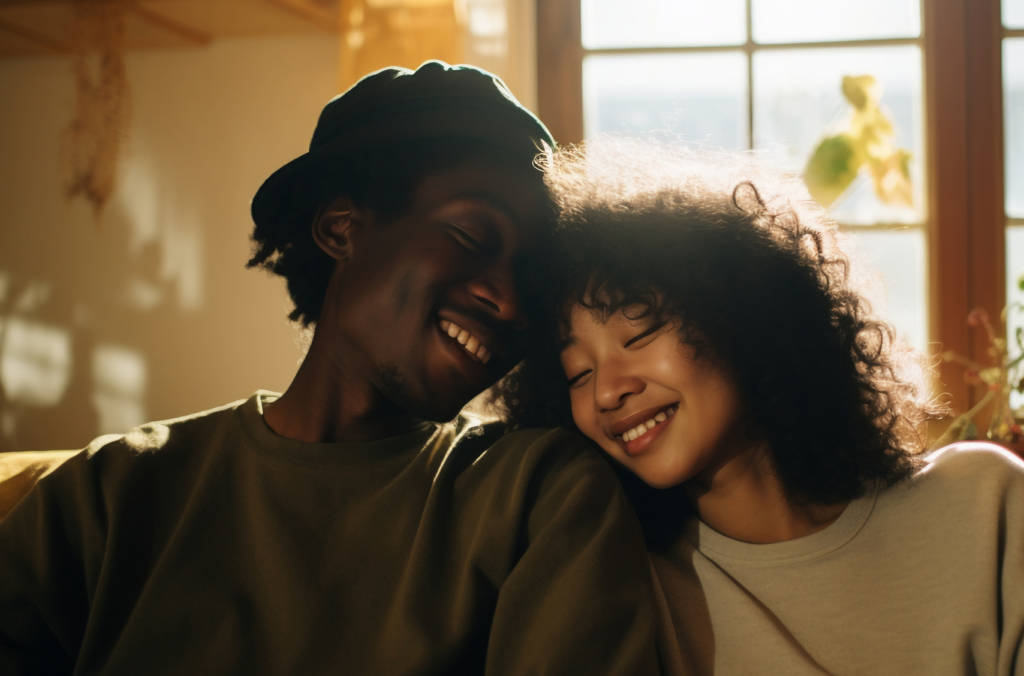 close up portrait couple together 1